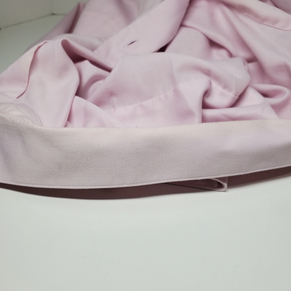 Geoffrey Beene Pink Sateen Blouse Button Down Dress Shirt - Picture 11 of 13